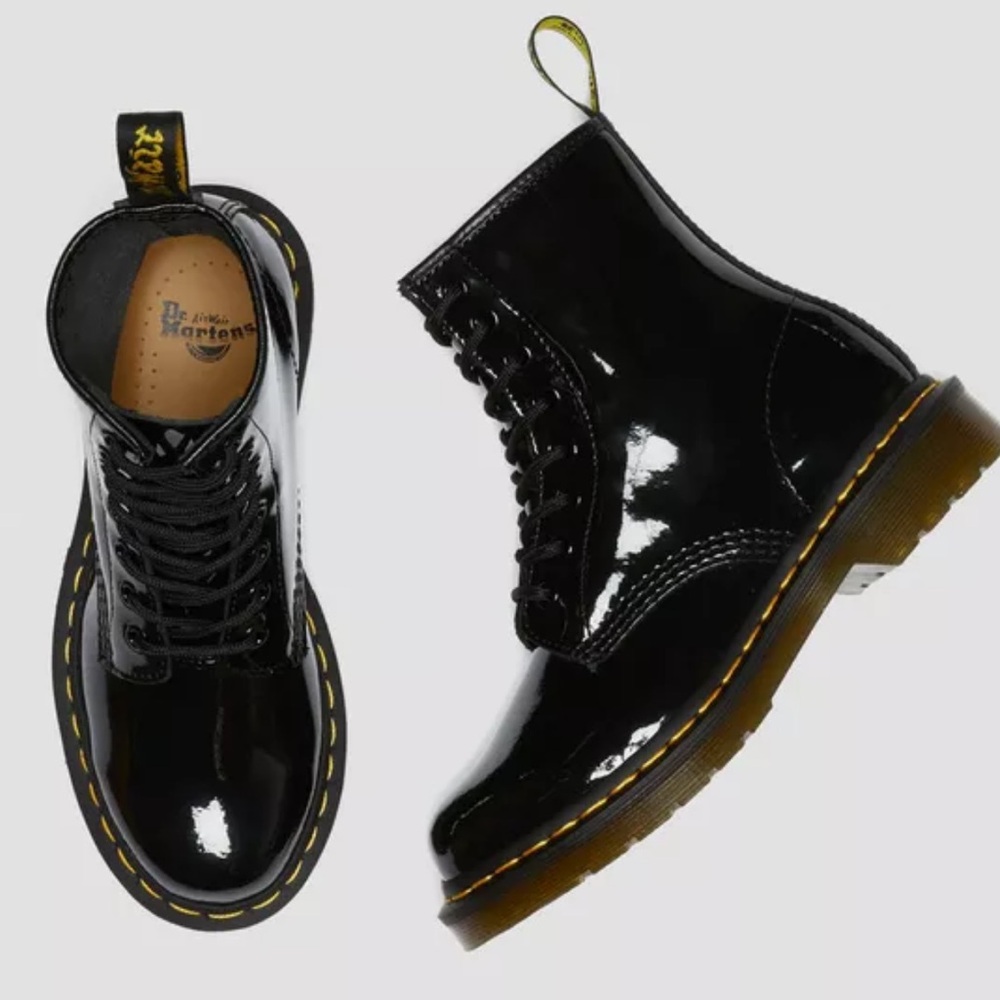 Dr. Martens Women’s Patent Leather Boots - Picture 2 of 16